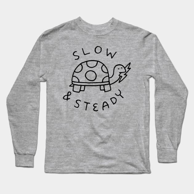 Slow and Steady Turtle Long Sleeve T-Shirt by jpcoovert